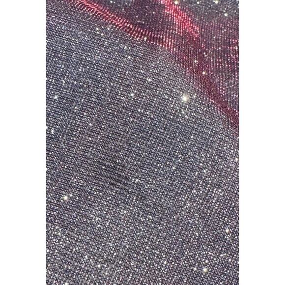 Ienna For Mac Duggal Size 2 Iridescent Long Slit Gown Dress Shimmer Mermaid Glam - Picture 11 of 12